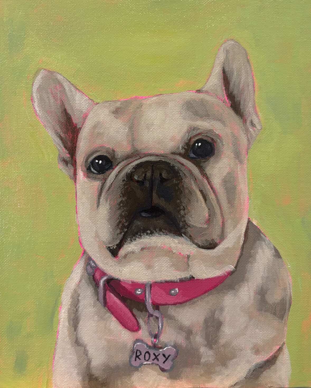 Dog Portrait Commission Example example