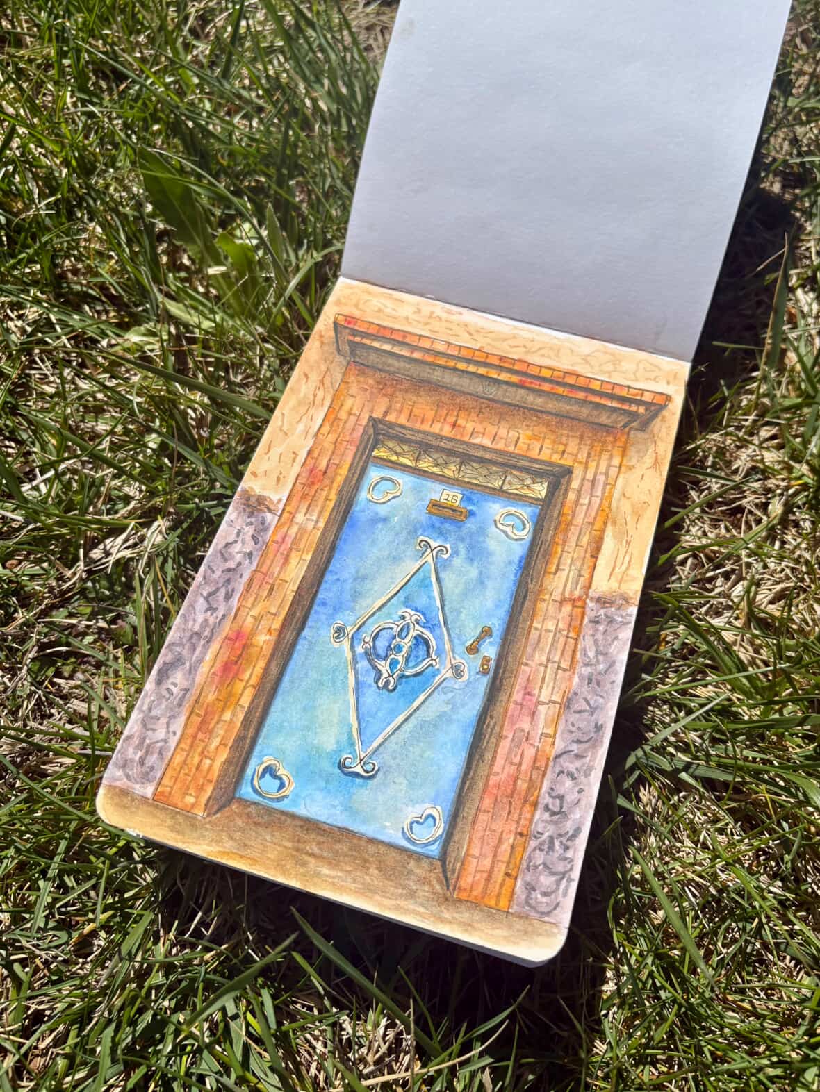 Moroccan Door watercolor